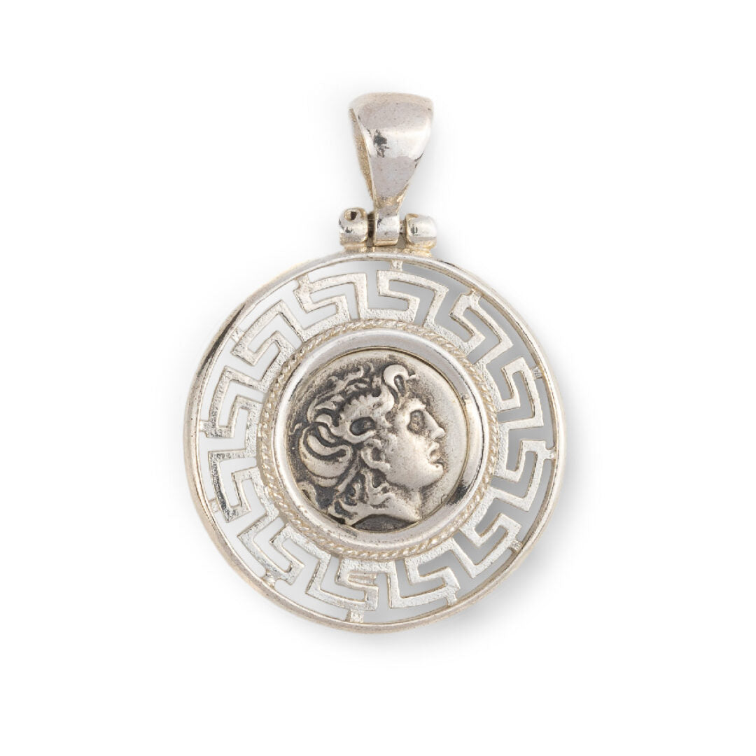 Alexander the Great Coin Pendant - Sterling Silver