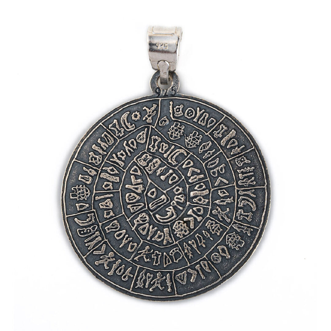 Μενταγιόν Δίσκος της Φαιστού από Ασήμι 925