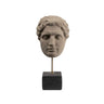Greek Mask of Alexander the Great – Historical Art Décor — Grey