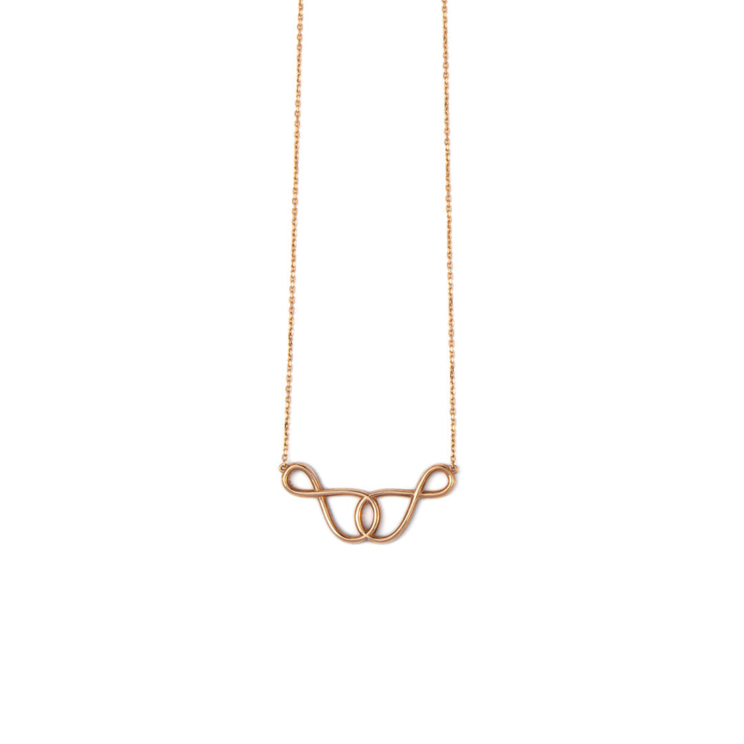 Infinity Necklace - 14K Yellow Gold