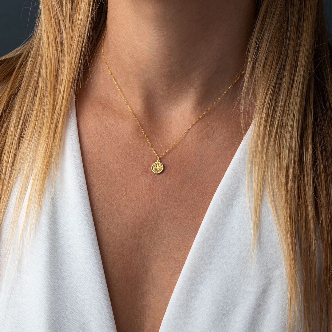 Constantinato Cross Necklace - 14K Gold