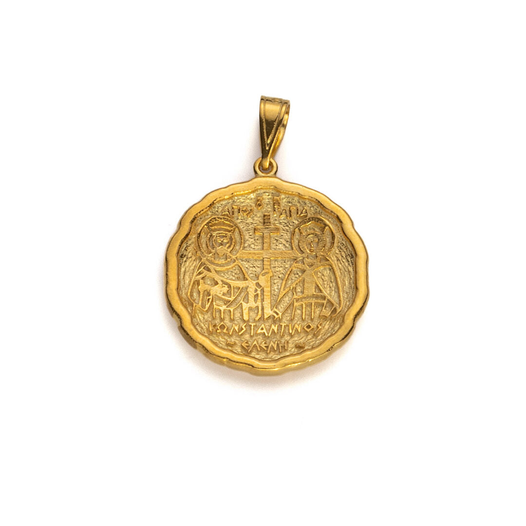 Constantine Coin Pendant – 9K Gold