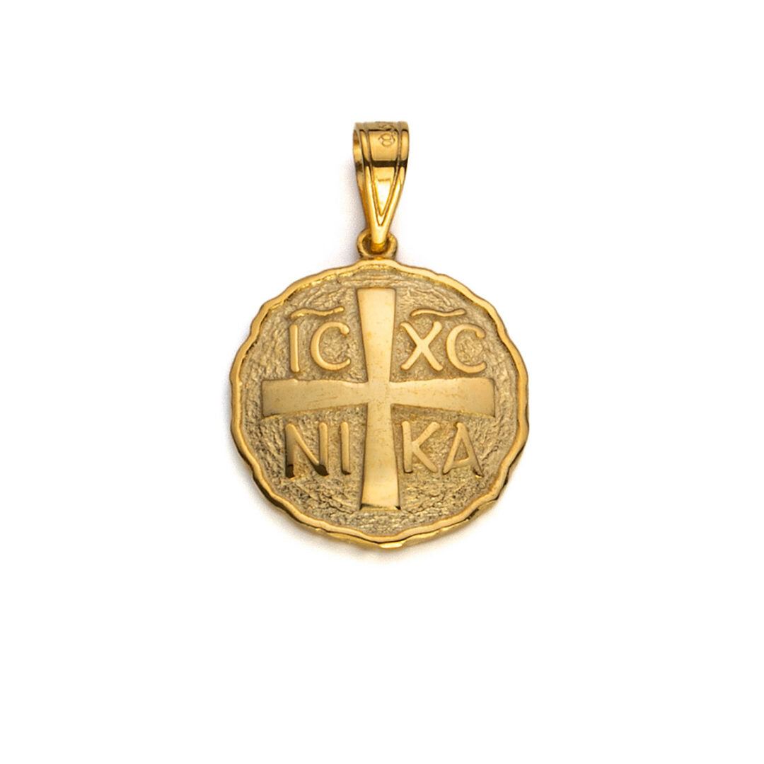 Constantine Coin Pendant – 9K Gold