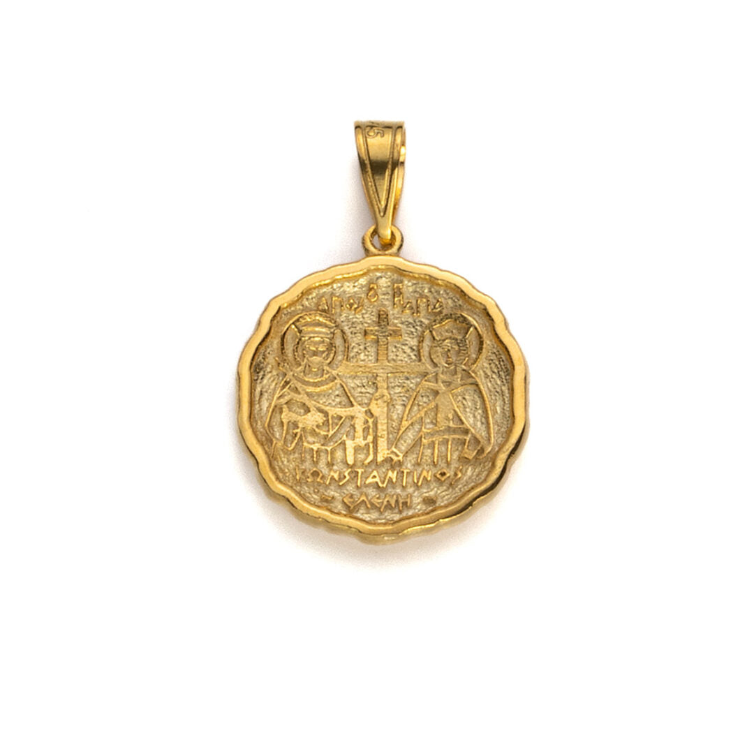 Constantine Coin Pendant – 9K Gold
