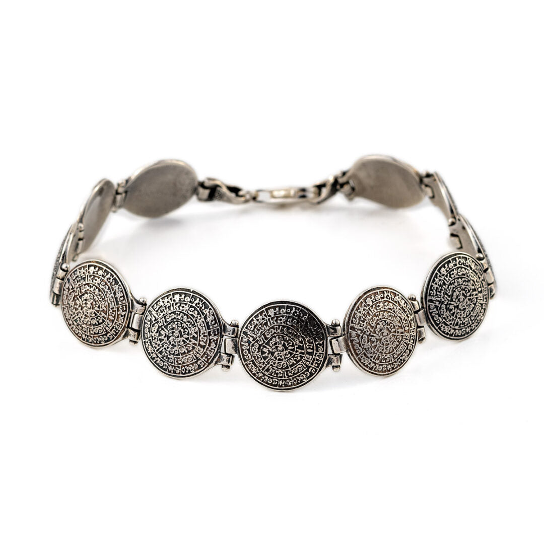Phaistos Disc Link Bracelet