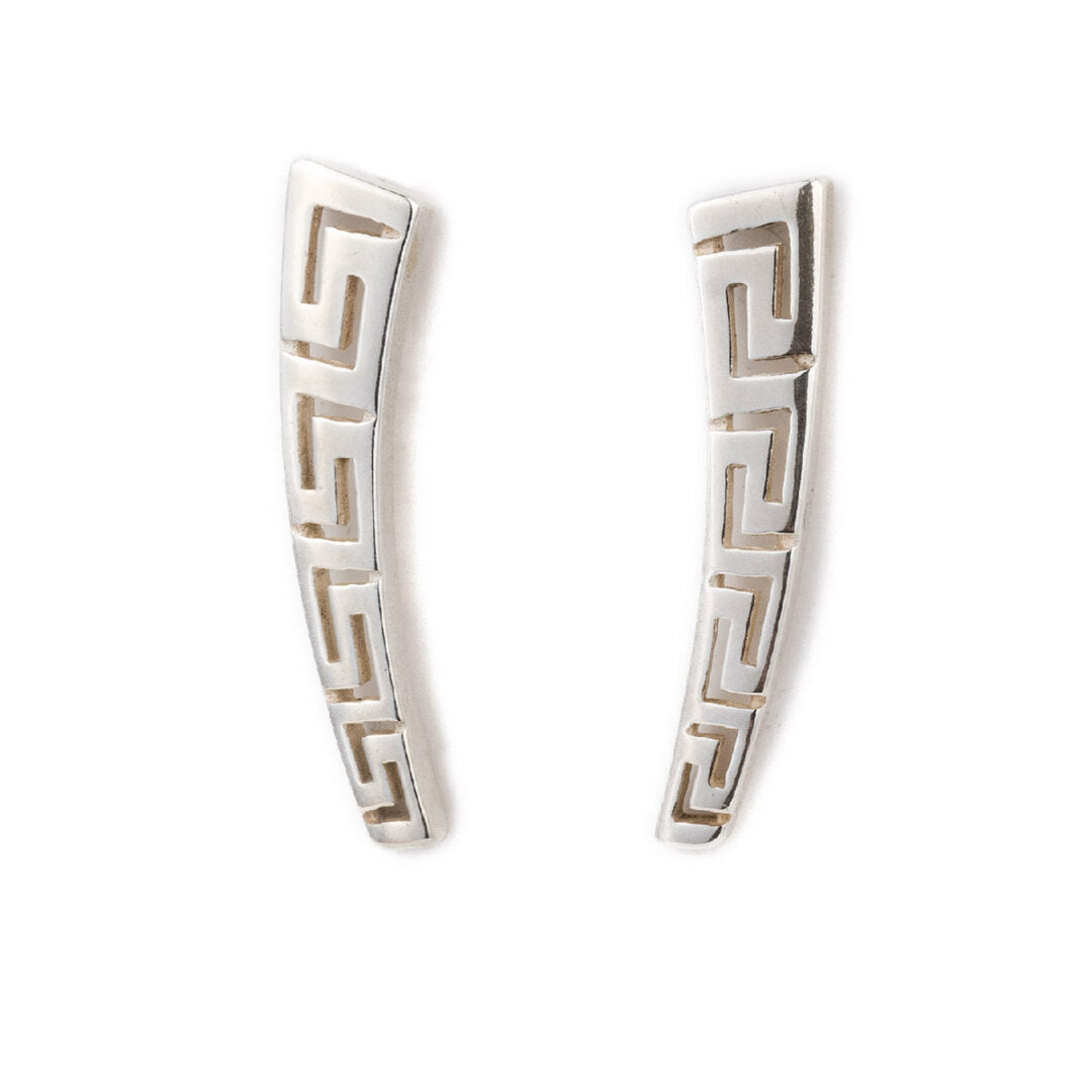 Meander Stud Earrings