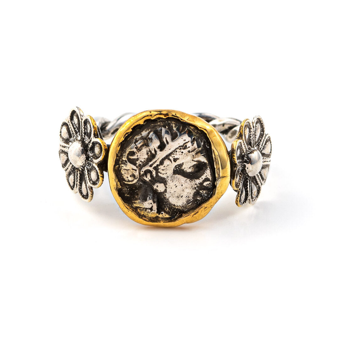 Goddess Athena Coin Ring