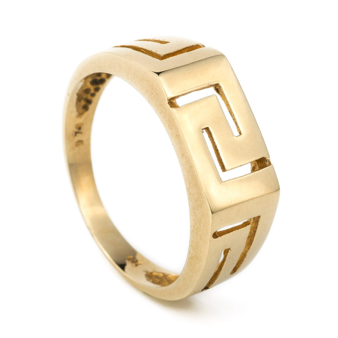 Meander Ring 14k Gold