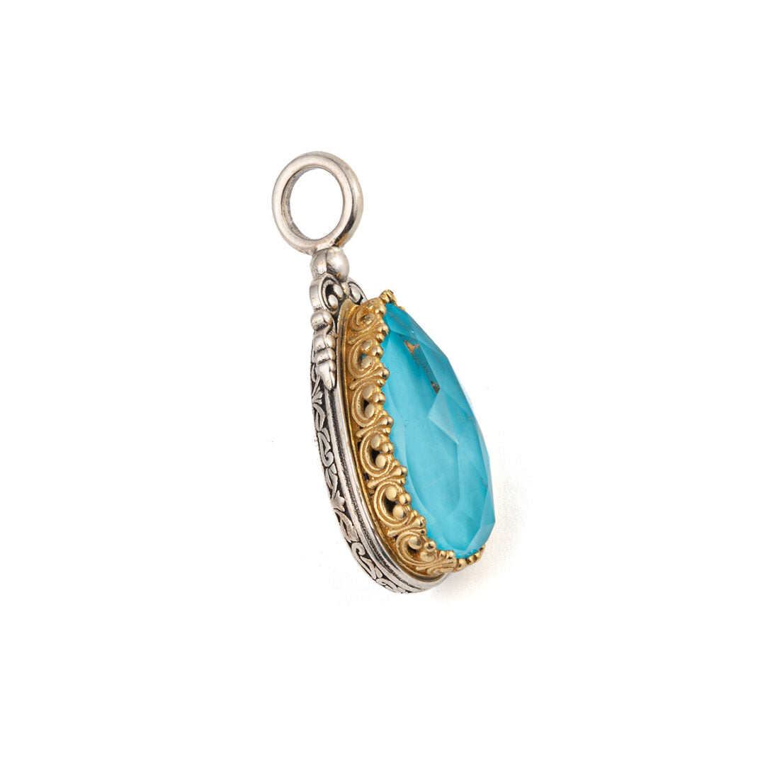 Gerochristo - Turquoise Pendant in Sterling Silver