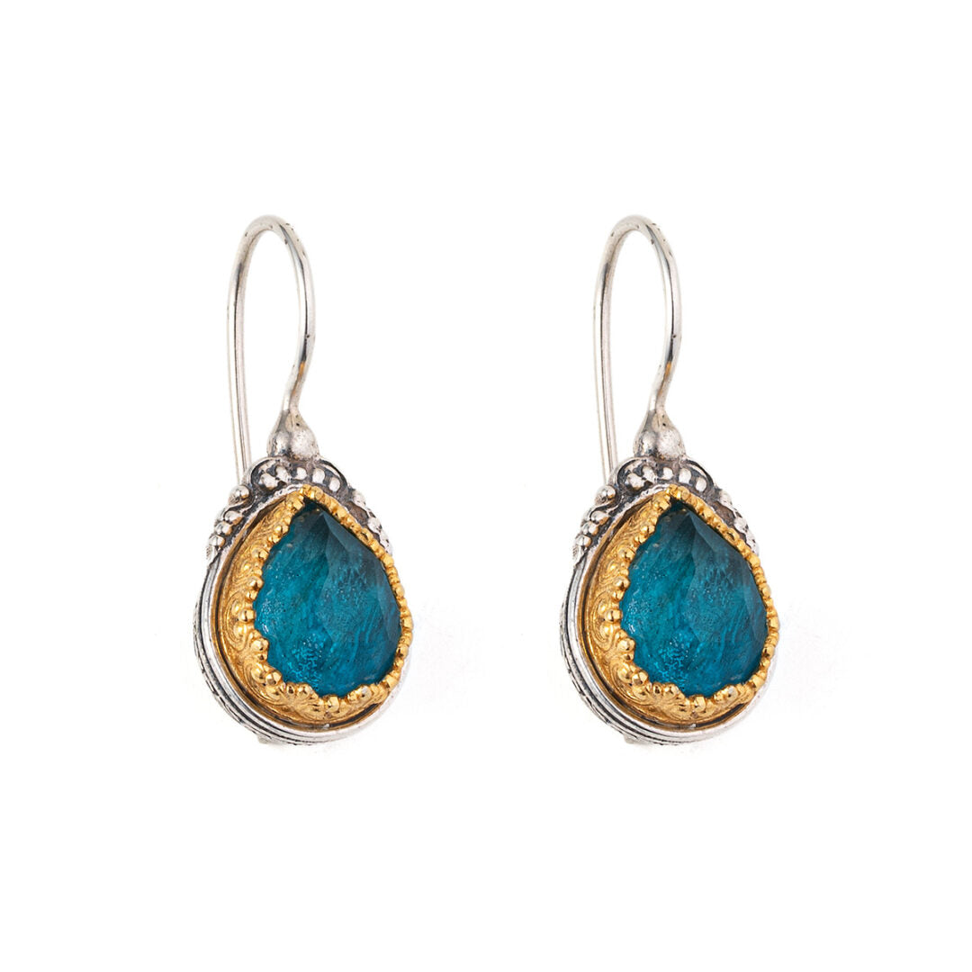 Gerochristo - Iris Earrings in Sterling Silver with Gemstones