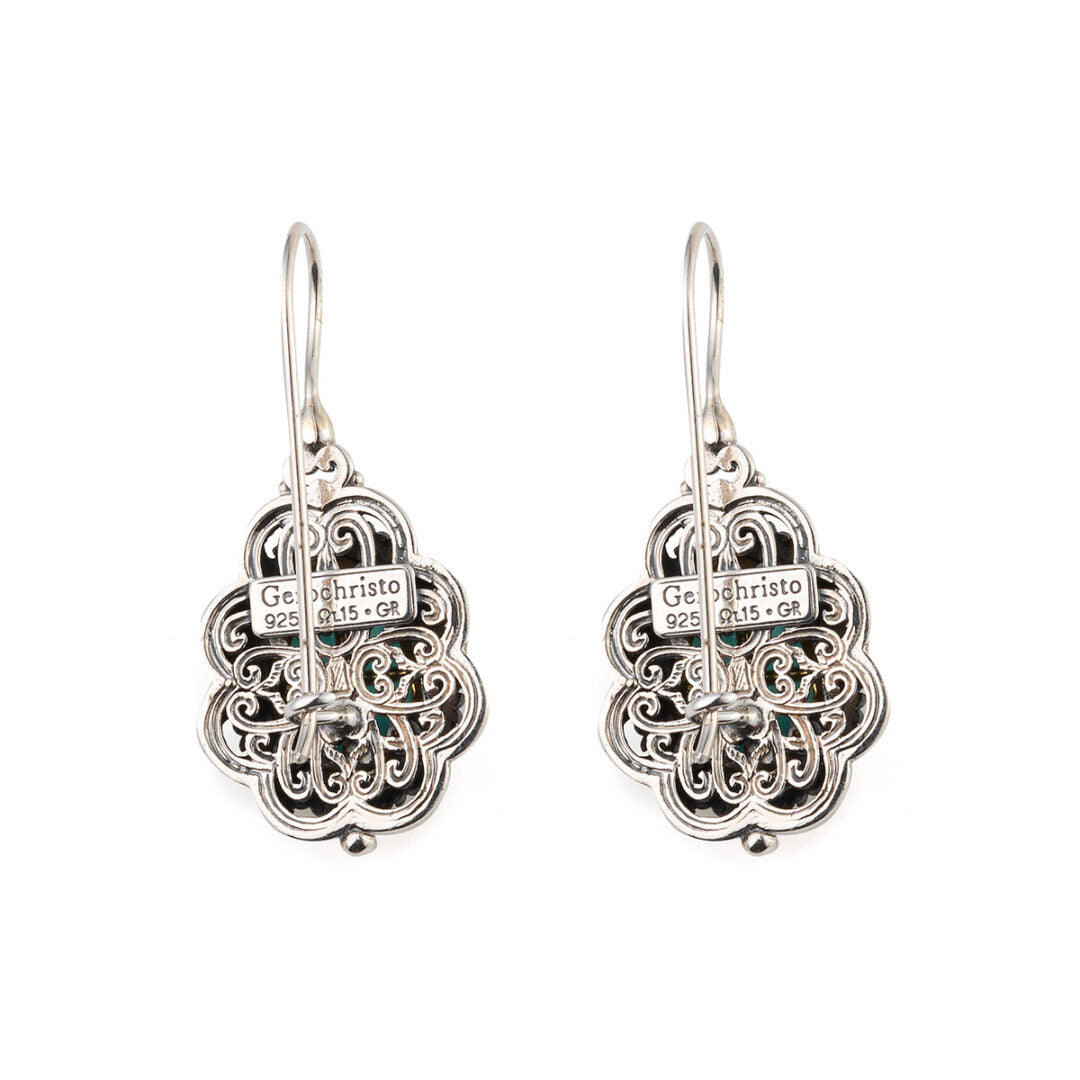 Gerochristo - Penelope earrings with Amazonite