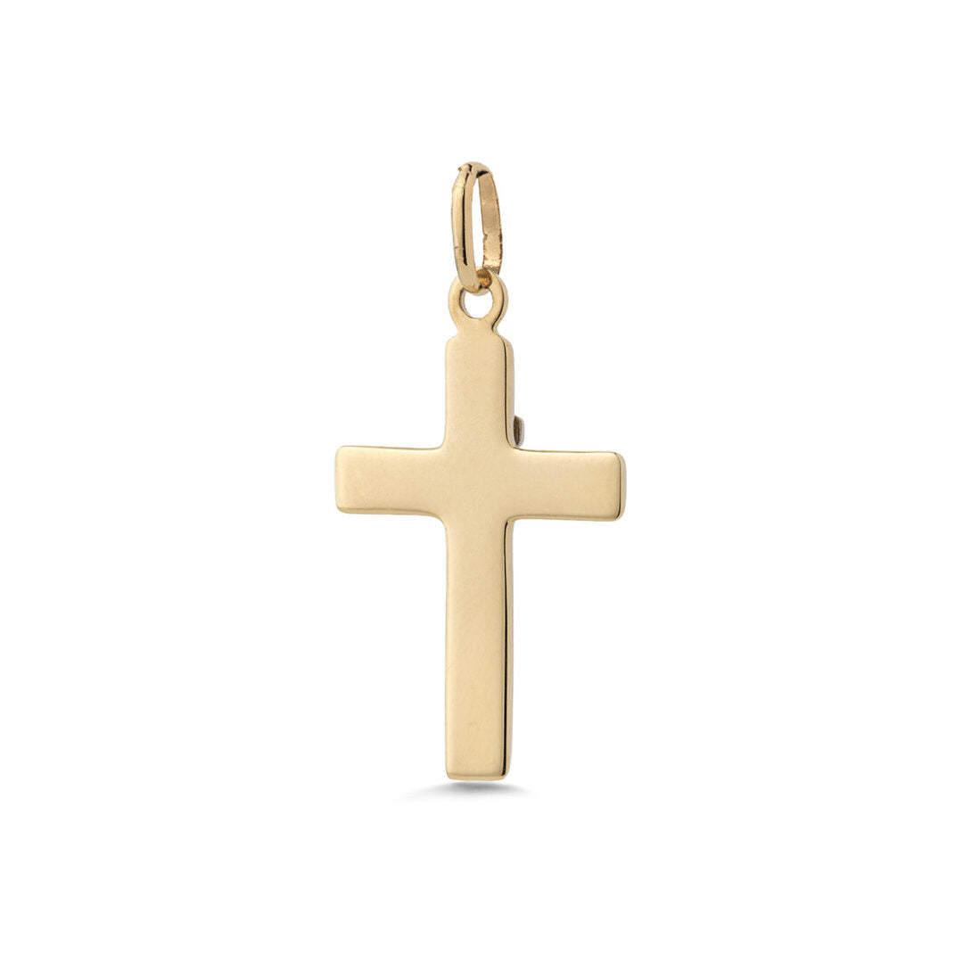 14K Gold Crucifix Pendant