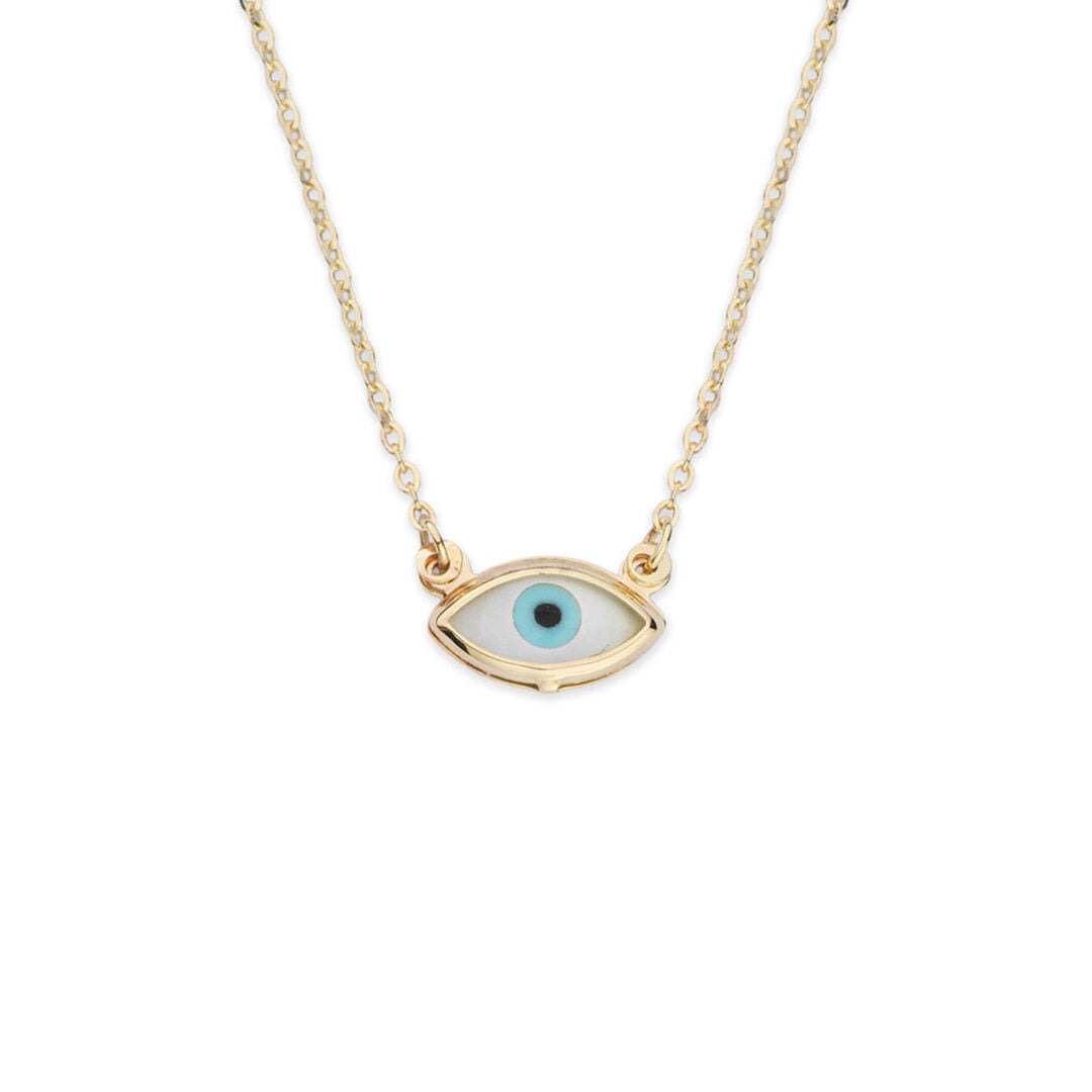 Evil Eye Necklace – 9k Gold