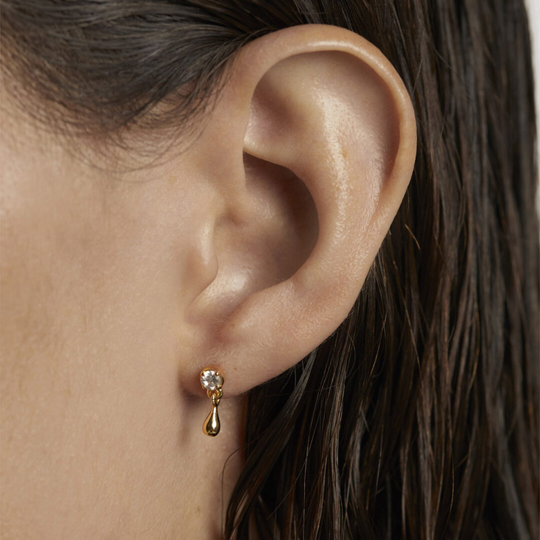 PD Paola Water Single Stud Earrings