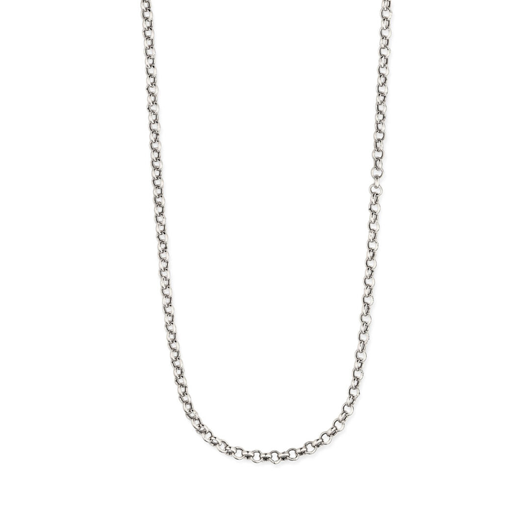 Rolo Chain in 925 Sterling Silver and Gold Plated
