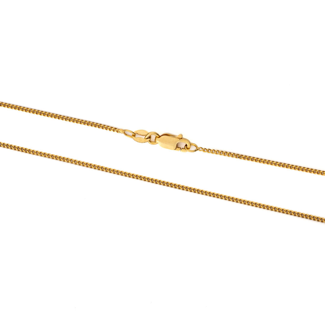 Thin Gourmet Chain – 925 Sterling Silver and Gold Plated