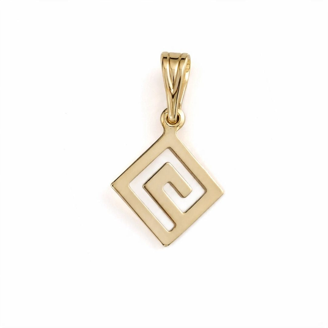Meandros Pendant - 14Κ Gold