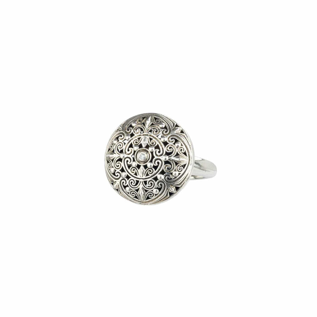 Gerochristo - Kallisto Ring oxidized silver 925