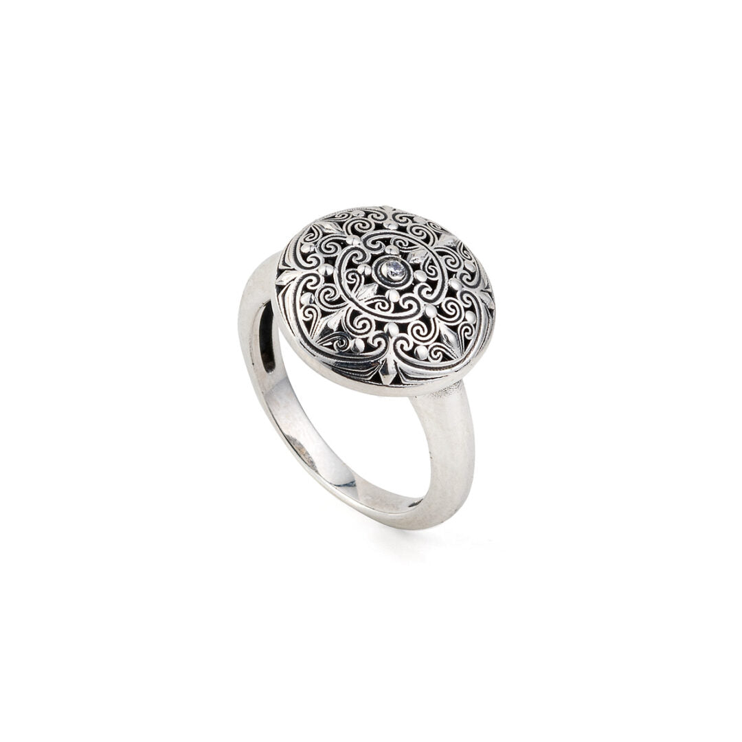 Gerochristo - Kallisto Ring oxidized silver 925