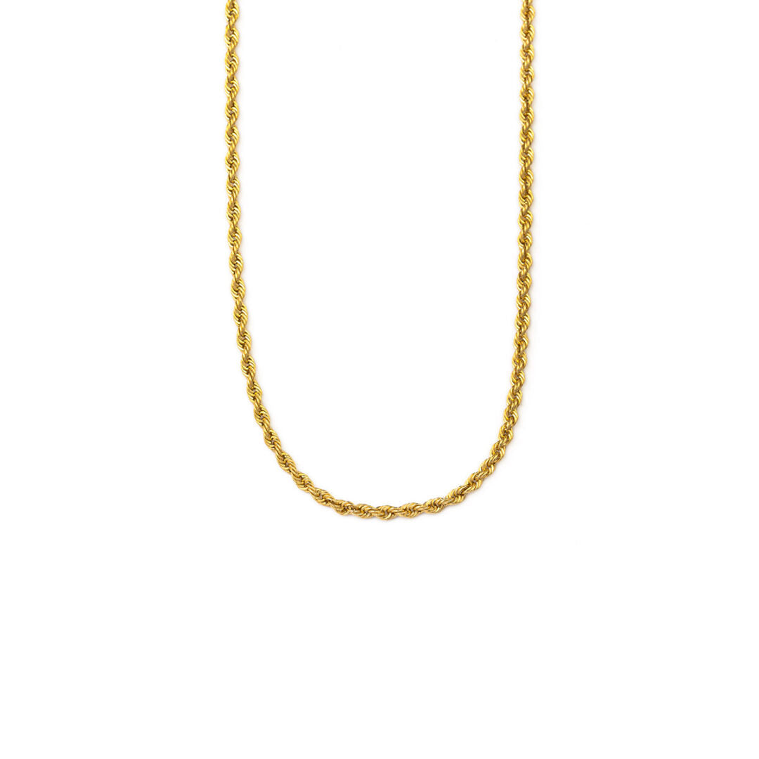Rope Αλυσίδα - 14K Χρυσό