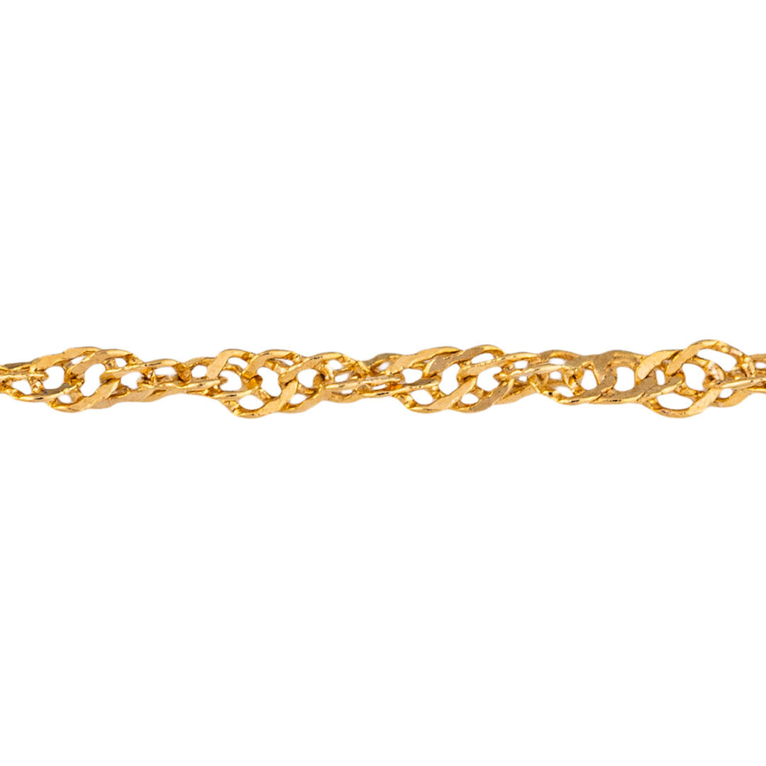 Twisted Chain - Gold Plated Silver 925