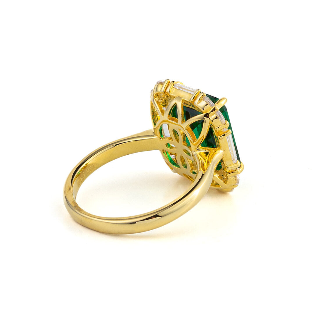 Green Zircon Ring