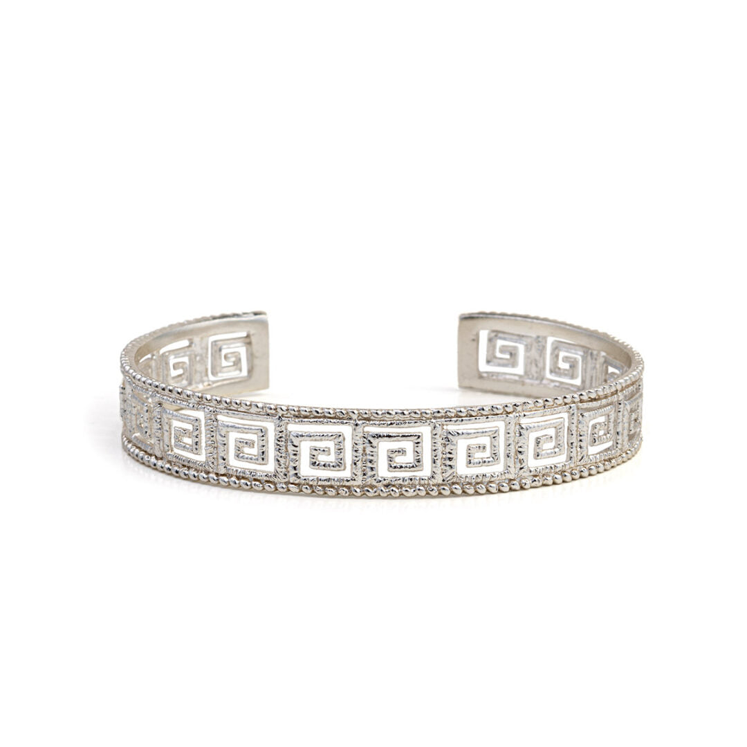 Greek Key Meander Lace Bracelet