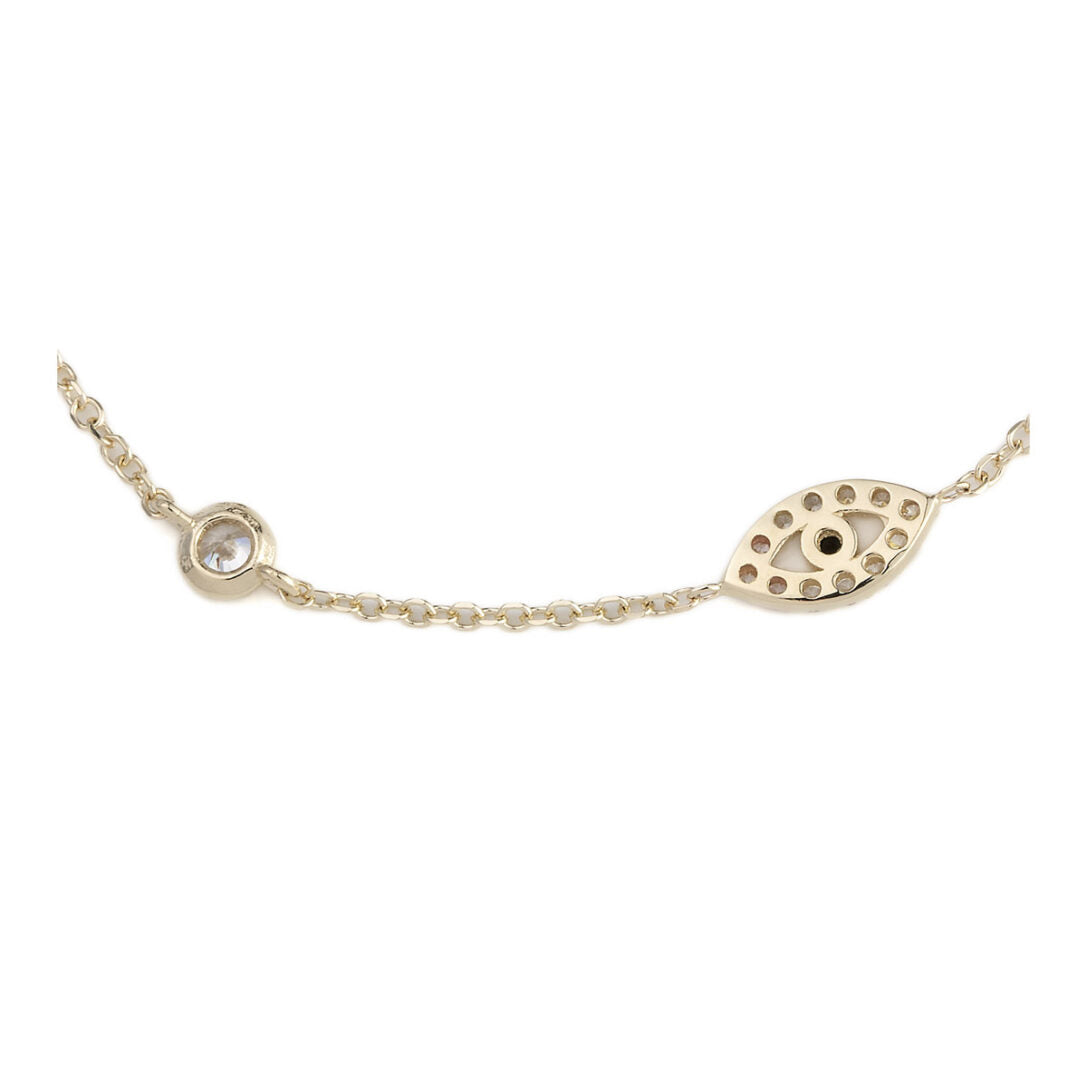 Evil Eye Zircon Bracelet - 9K Gold