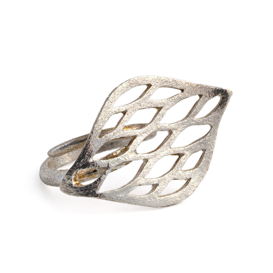 Leaf Ring - 925 Sterling Silver