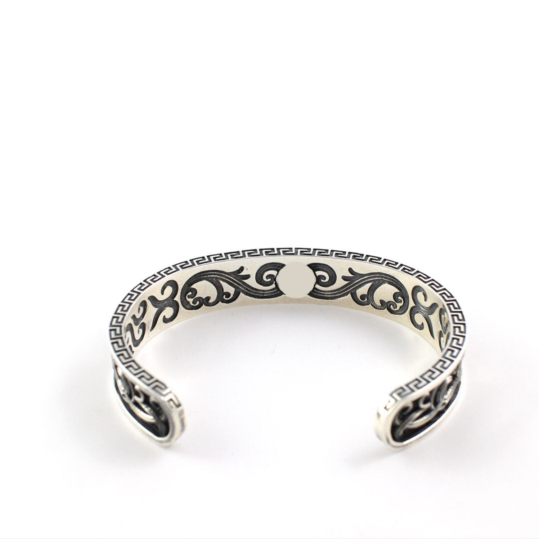 Byzantine Cuff Bracelet – 925 Sterling Silver Yianni Jewelry