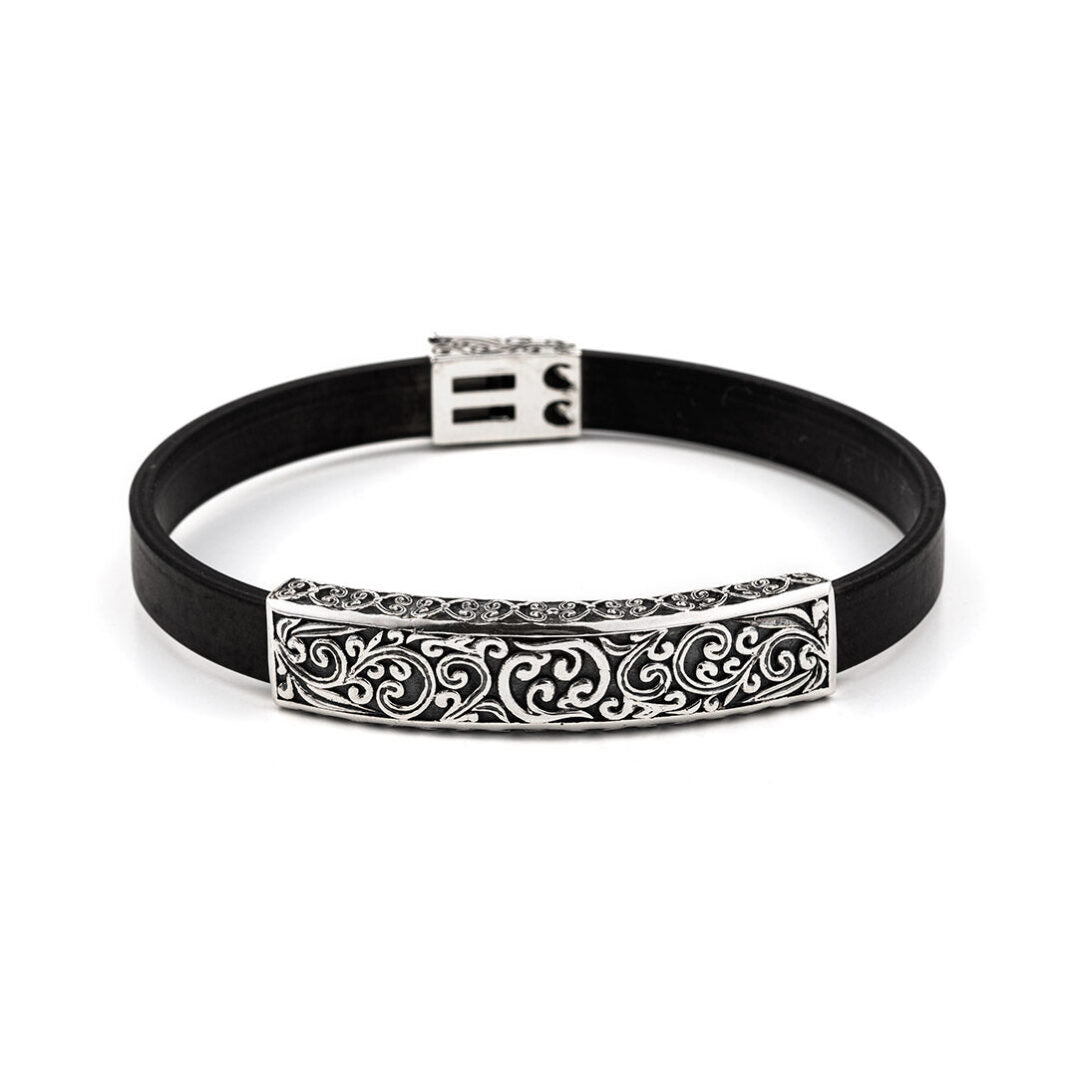 Byzantine Floral Bracelet – Sterling Silver Yianni Jewelry