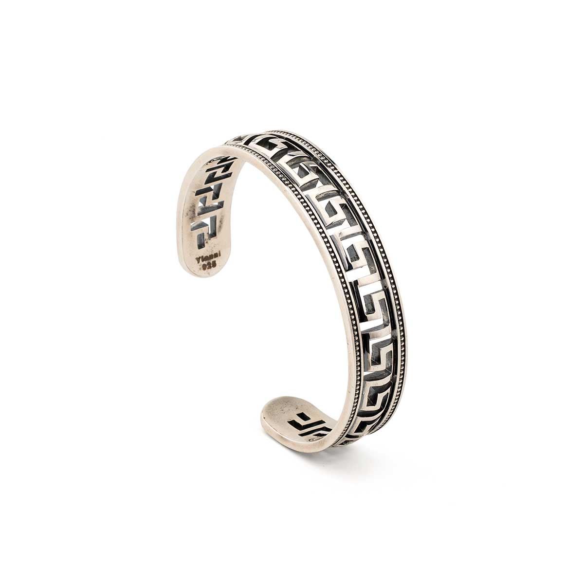 Meander Cuff Bracelet – 925 Sterling Silver Yianni Jewelry