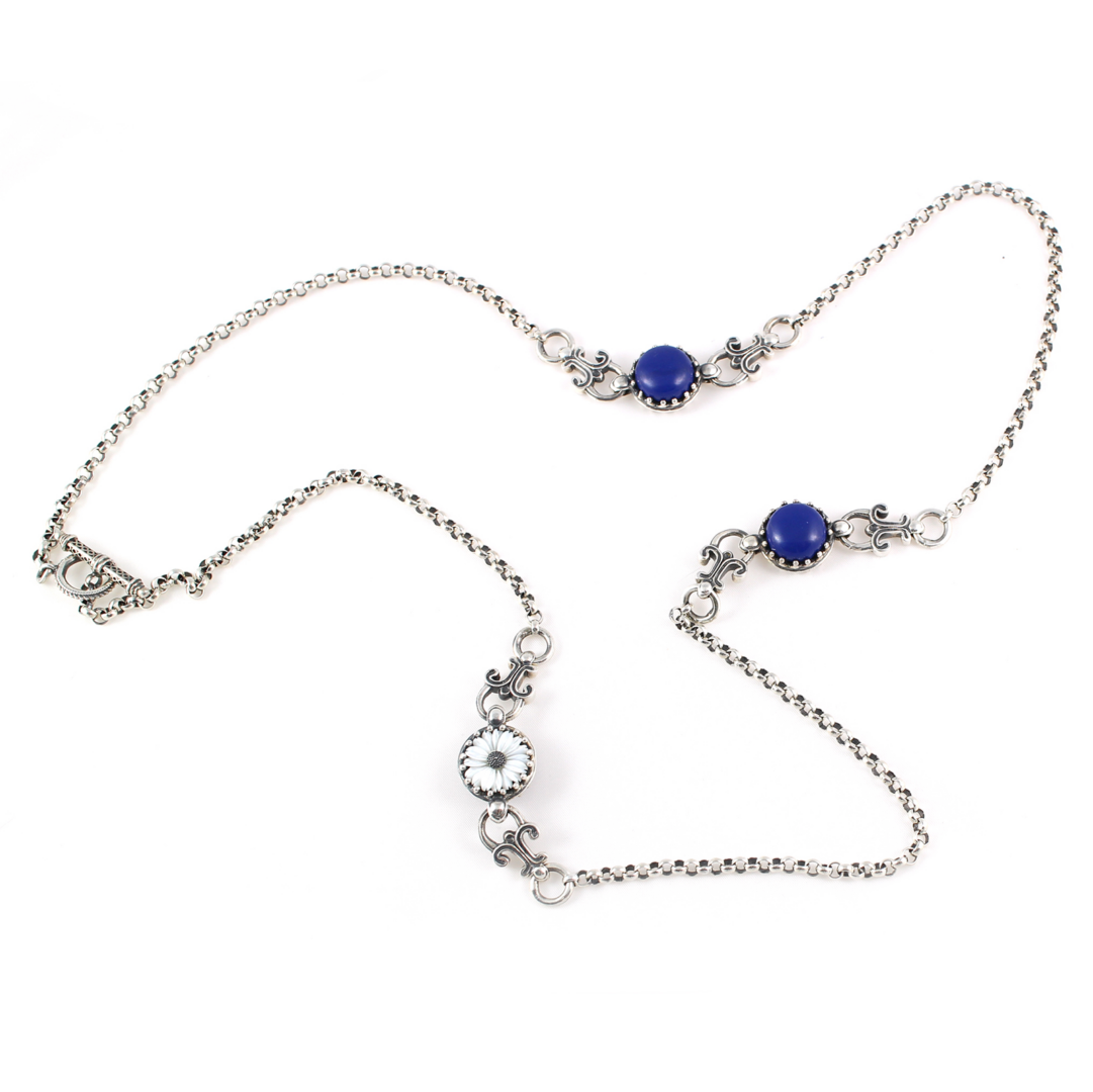 Κολιέ με Λάπις - Yianni Jewelry