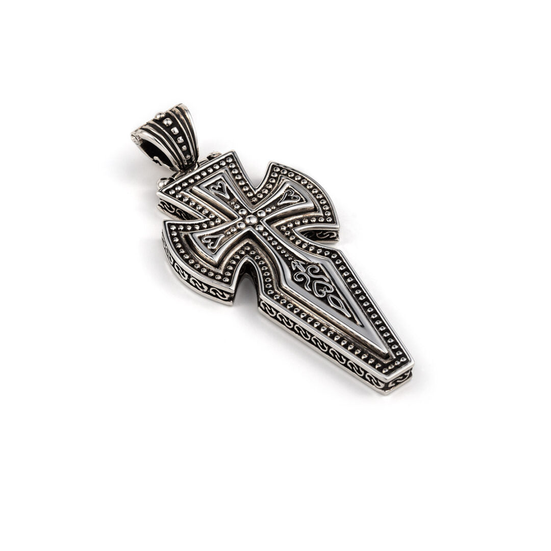 Byzantine Cross Pendant Odin Sterling Silver – Yianni Jewelry