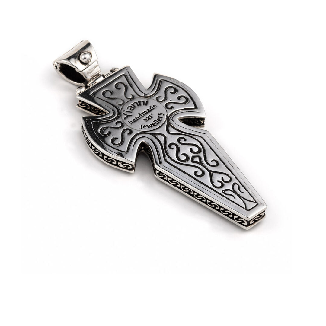 Byzantine Cross Pendant Odin Sterling Silver – Yianni Jewelry