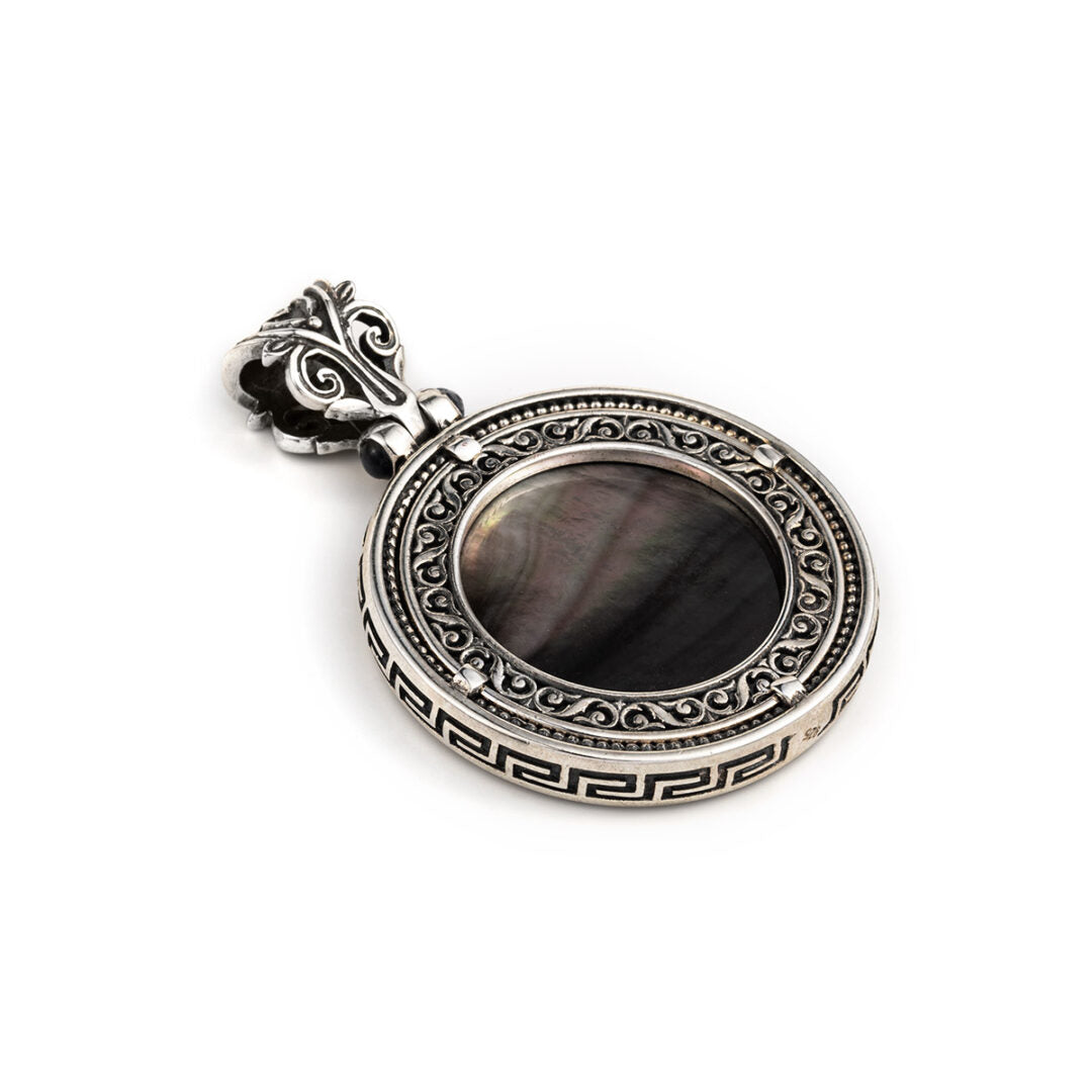 Βυζαντινό Μενταγιόν Star Ασήμι 925 - Yianni Jewelry
