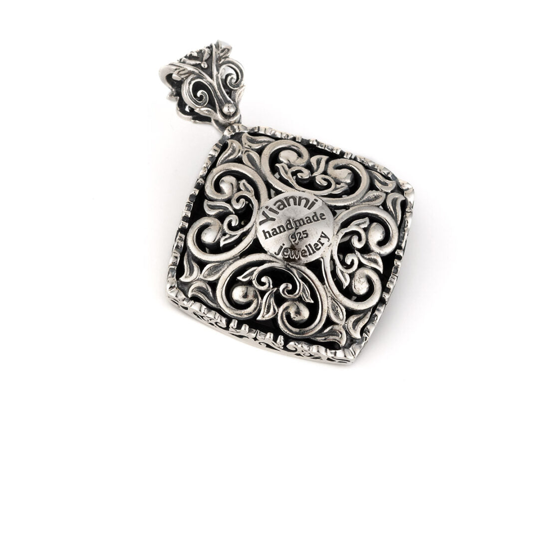 Cross Filigree Pendant Sterling Silver – Yianni Jewelry