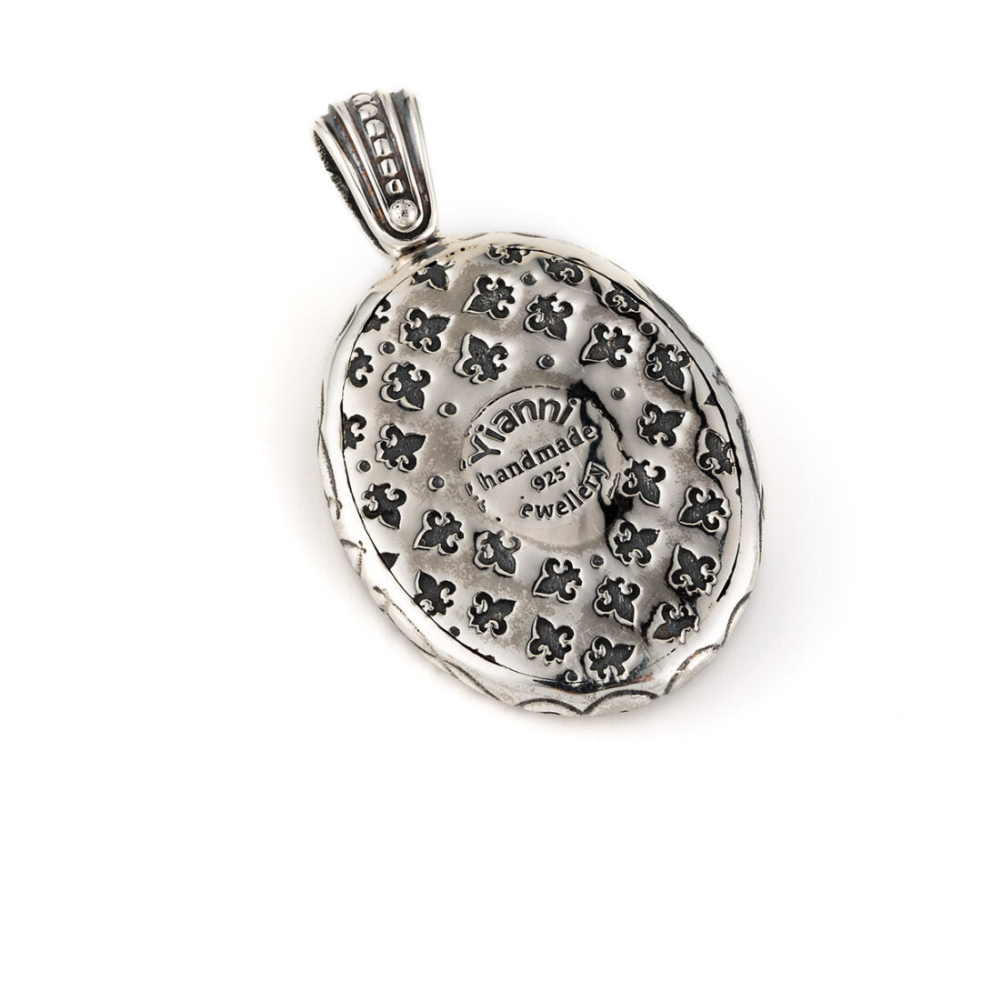 IC XC NIKA Cross Pendant Sterling Silver – Yianni Jewelry