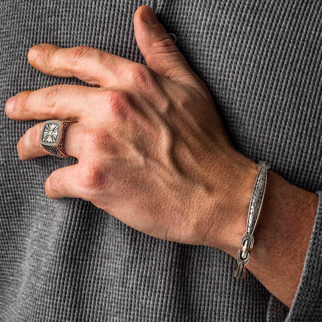 Βυζαντινό Βραχιόλι Ασήμι 925 - Yianni Jewelry