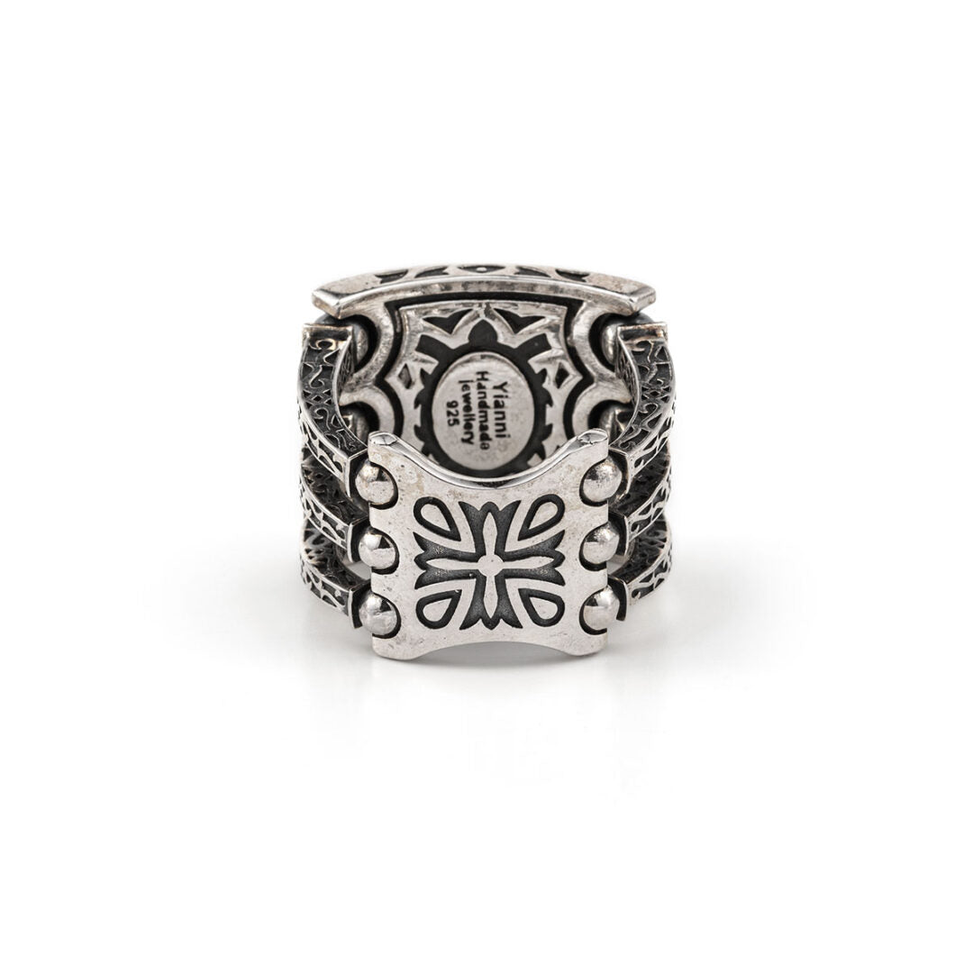 Pegasus Ring Sterling Silver - Yianni Jewelry