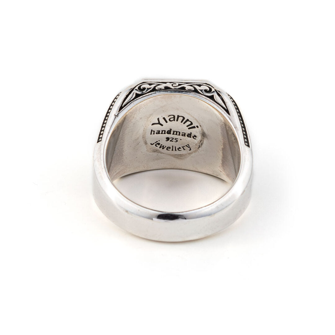 Δαχτυλίδι με Λάπις από Ασήμι 925 - Yianni Jewelry