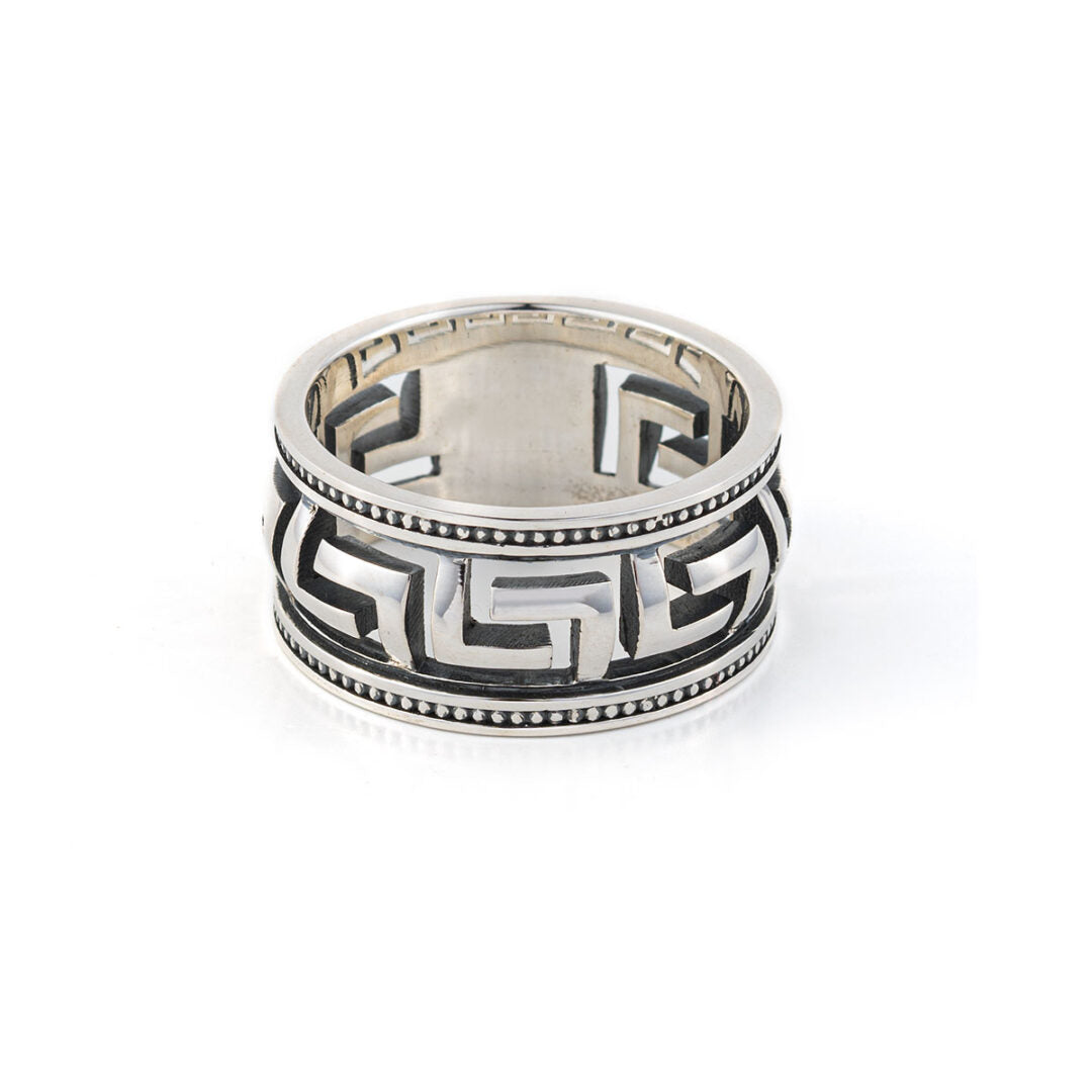 Meander Ring Sterling Silver