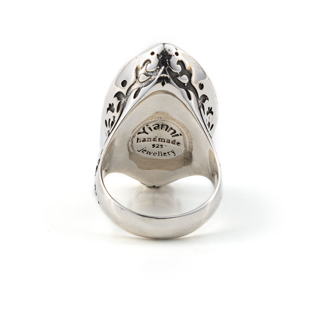 Byzantine Ring Sterling Silver - Yianni Jewelry