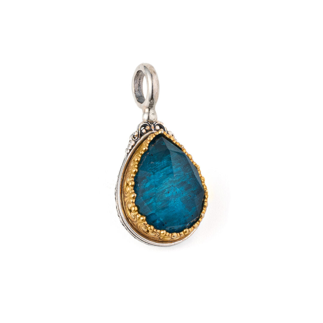 Gerochristo - Iris pendant with Gemstones