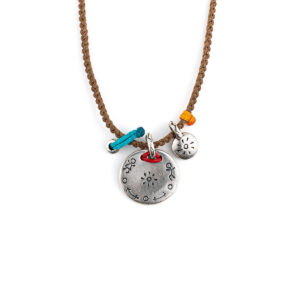 Babylonia Κολιέ Ασημένιο 935⁰ ~ Coin Charm
