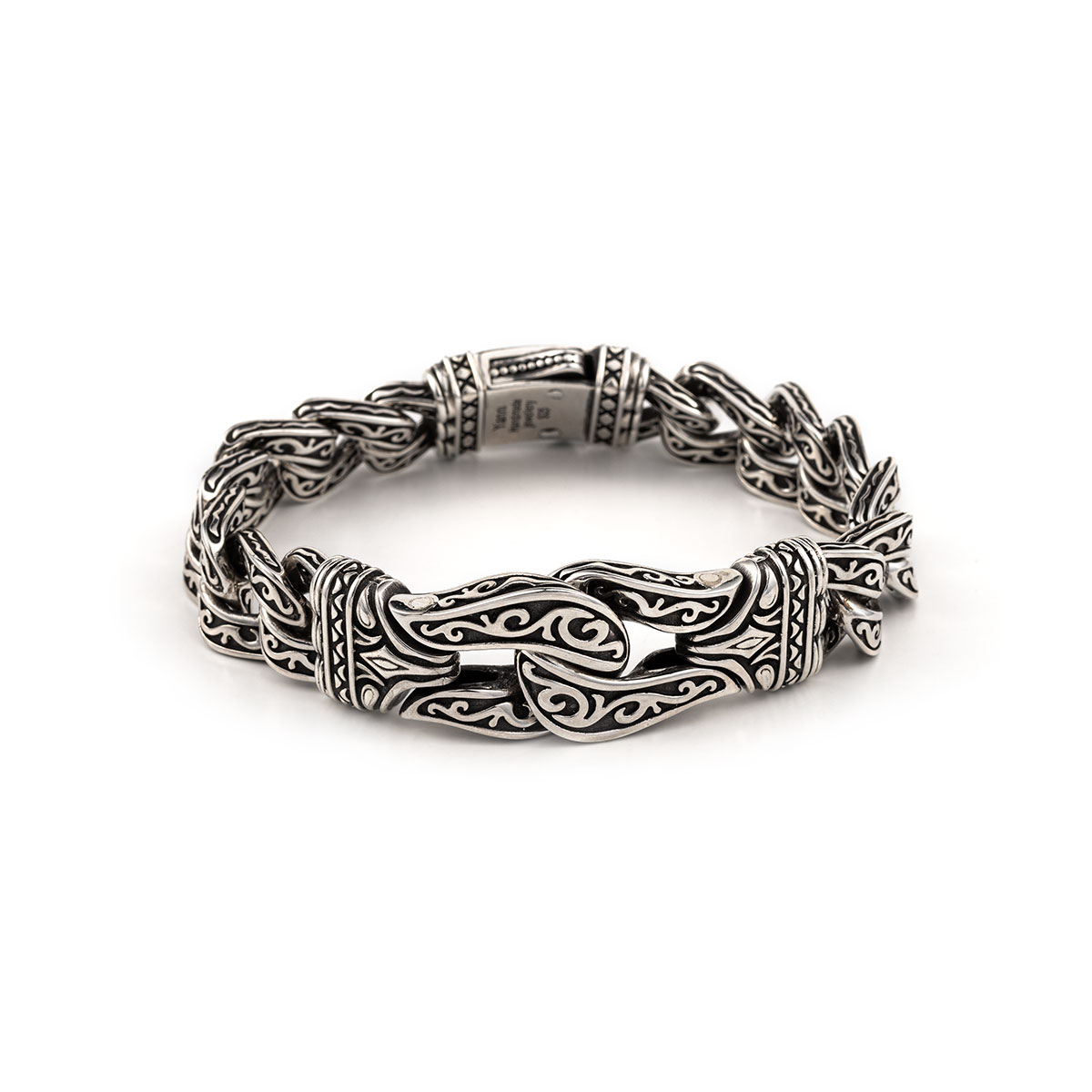 Hercules Knot Link Bracelet Sterling Silver - Yianni Jewelry - GREEK ROOTS