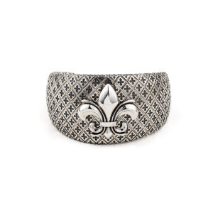 Βυζαντινό Βραχιόλι Fleur De Lis Ασήμι 925 - Yianni Jewelry