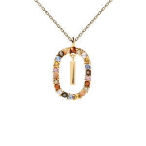 PD Paola Letter I Necklace - 18k Gold plating
