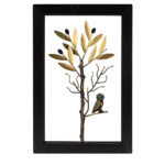 Wisdom Owl at Olive Branch - Wood Art Frame