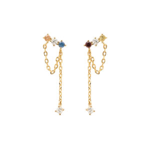 Pd Paola Mana Gold Earrings